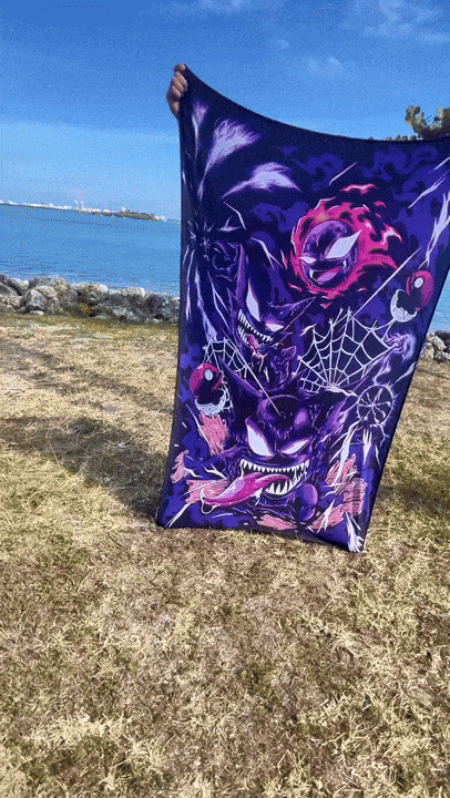 Gengar Evolutions Tapestry